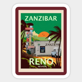 The Exotic Zanzibar Sticker